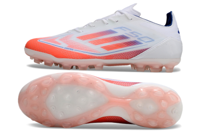 Adidas F50 Elite AG Low-Tops Football Boots - White/Red/Blue