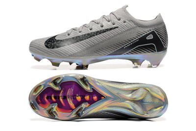 Nike Air Zoom Mercurial Vapor 16 Elite FG Low-Tops Football Boots - Grey/Black/White/Gold