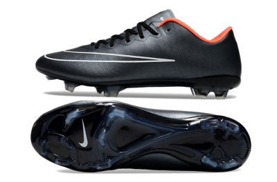 Nike Mercurial Vapor 10 FG Low-Tops Football Boots - Black/White/Orange