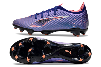 Puma Ultra 5 Ultimate FG Low-Tops Football Boots - Purple/Red/White