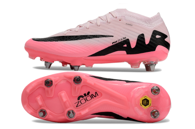 Nike Air Zoom Mercurial Vapor 15 Elite SG Low-Tops Football Boots - Pink/Black