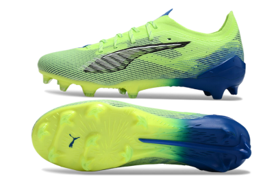 Puma Ultra Ultimate FG Low-Tops Football Boots - Yellow/White/Blue