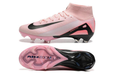 Nike Air Zoom Mercurial Superfly 10 Elite FG High-Tops Football Boots - Pink/Black