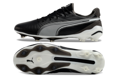 Puma Ultra Ultimate FG Low-Tops Football Boots - Black/White/Grey