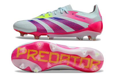 Adidas Predator 24 Elite FG Low-Tops Football Boots - Jade/Blue/Pink