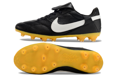 Nike The Premier 3 FG Low-Tops Football Boots - Black/White/Yellow