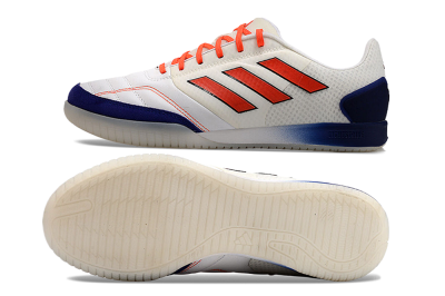 Adidas Top Sala Competition IC Low-Tops Football Shoes - White/Red/Blue