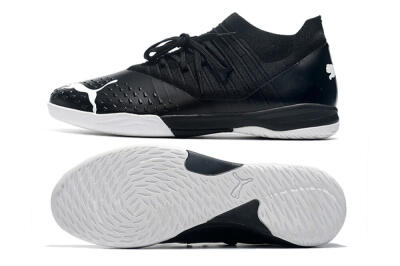 Puma Future Z 1.3 Teazer IC Low-Tops Football Shoes - Black/White