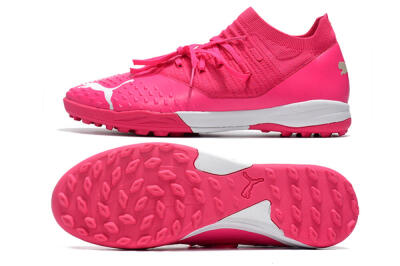 Puma Future Z 1.3 Teazer TF Low-Tops Football Shoes - Pink/White