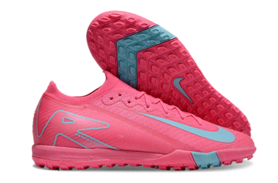 Nike Air Zoom Mercurial Vapor 16 Elite TF Low-Tops Football Shoes - Pink/Red/Jade