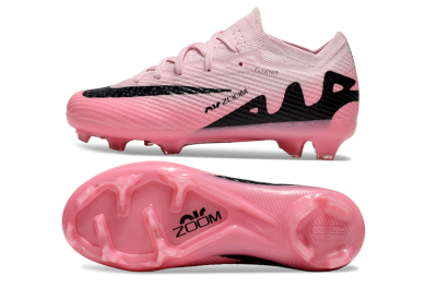 Kids Nike Air Zoom Mercurial Vapor 15 Elite FG Low-Tops Football Boots - Pink/Black