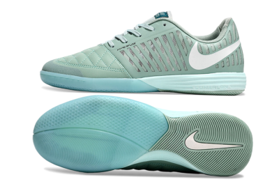 Nike Lunar Gato 2 IC Low-Tops Football Shoes - Jade/White