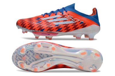 Adidas F50+ Lightstrike Elite FG Low-Tops Football Boots - Red/Blue/White