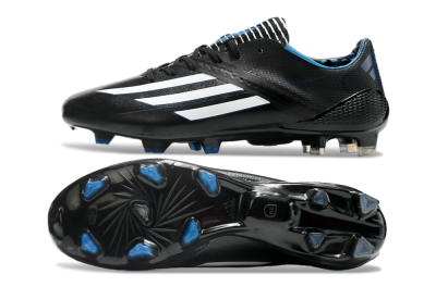 Adidas F50 Adizero Elite FG Low-Tops Football Boots - Black/White/Blue