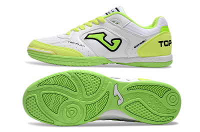 Joma Top Flex 920 IC Low-Tops Football Shoes - White/Yellow/Black