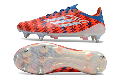 Adidas F50 Elite SG Low-Tops Football Boots - Red/Blue/White