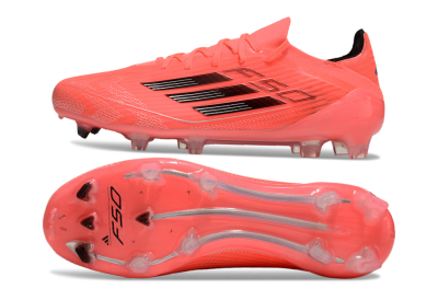 Adidas F50 Adizero FG Low-Tops Football Boots - Red/Black