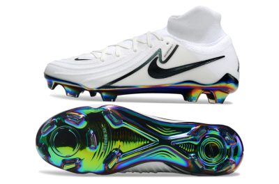 Nike Phantom Luna Elite FG High-Tops Football Boots - White/Black/Gold