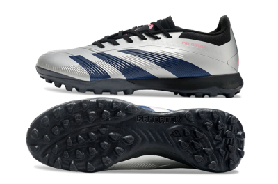 Adidas Predator 24 Elite TF Low-Tops Football Shoes - Silver/Blue/Pink