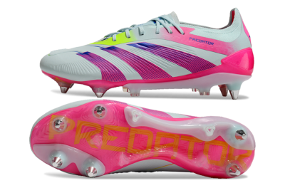 Adidas Predator Elite 24 SG Low-Tops Football Boots - Jade/Pink/Blue