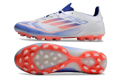 Adidas F50 Elite MG Low-Tops Football Boots - White/Blue/Red
