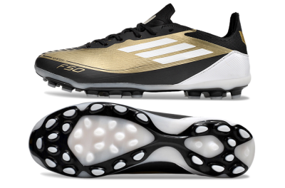 Adidas F50 Elite Messi MG Low-Tops Football Boots - Gold/Black/White