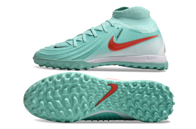 Nike Phantom Luna Elite TF High-Tops Football Shoes - Jade/Red/White