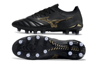Mizuno Morelia Neo 3 FG Low-Tops Football Boots - Black/Gold