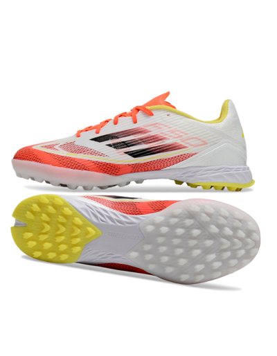 Adidas F50 Pro TF Low-Tops Football Shoes - Red/White/Yellow
