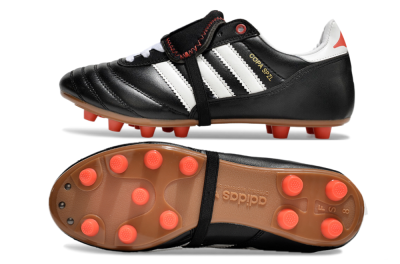 Adidas Copa Mundial FG Low-Tops Football Boots - Black/White/Red