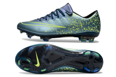 Nike Mercurial Vapor 10 FG Low-Tops Football Boots - Jade/Yellow/Black