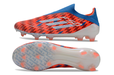 Adidas F50 Elite Laceless FG Low-Tops Football Boots - Red/White/Blue
