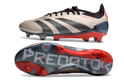Adidas Predator 24 Elite FG Low-Tops Football Boots - Gold/Blue/Red