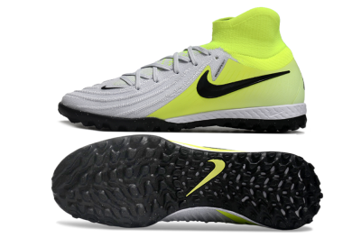 Nike Phantom Luna Elite NU TF High-Tops Football Shoes - Grey/Yellow/Black