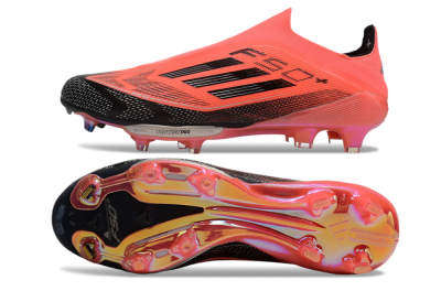 Adidas F50+ Lightstrike Pro Laceless FG Low-Tops Football Boots - Red/Black/Silver