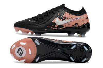 Nike Phantom Luna Elite FG Low-Tops Football Boots - Black/White/Gold