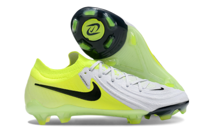 Nike Phantom Luna Elite FG Low-Tops Football Boots - Grey/Yellow/Black