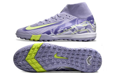 Nike Air Zoom Mercurial Superfly 10 Elite TF Low-Tops Football Shoes - Purple/Yellow/White