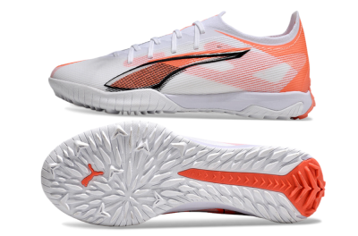 Puma Ultra Ultimate TF Low-Tops Football Shoes - White/Red/Black