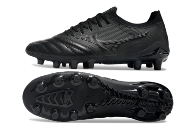 Mizuno Morelia Neo 3 FG Low-Tops Football Boots - Black/Black