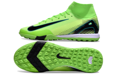 Nike Air Zoom Mercurial Superfly 10 Elite TF High-Tops Football Shoes - Yellow/Black/White