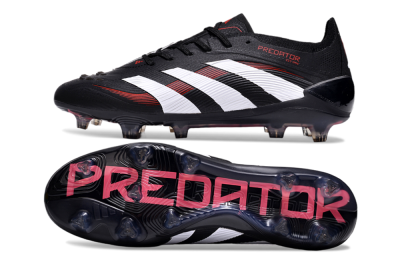 Adidas Predator Elite 24 FG Low-Tops Football Boots - Black/White/Red