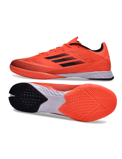 Adidas F50 Elite IC Low-Tops Football Shoes - Red/Black/White