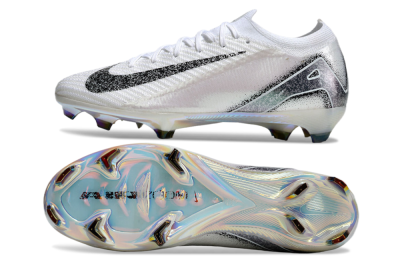 Nike Air Zoom Mercurial Vapor 16 Elite FG Low-Tops Football Boots - White/Black/Grey