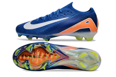 Nike Air Zoom Mercurial Vapor 16 Elite FG Low-Tops Football Boots - Blue/White/Orange