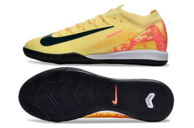 Nike Air Zoom Mercurial Vapor 16 Elite IC Low-Tops Football Shoes - Yellow/Black/Red