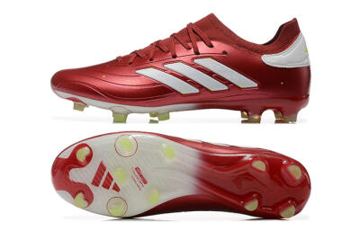 Adidas Copa Pure 2+ FG Low-Tops Football Boots - Red/White/Yellow