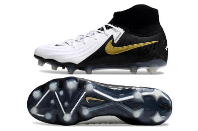 Nike Phantom Luna Elite AG High-Tops Football Boots - White/Black/Gold