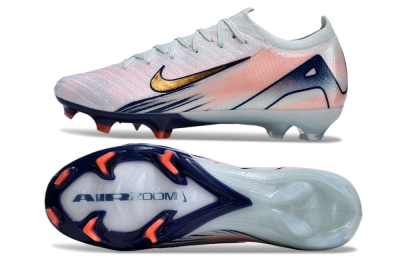 Nike Air Zoom Mercurial Vapor 16 Elite FG Low-Tops Football Boots - Jade/Yellow/Pink