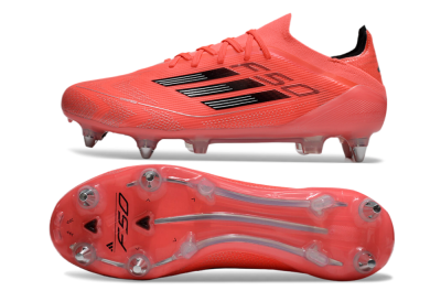 Adidas F50 Elite SG Low-Tops Football Boots - Red/Black/Silver